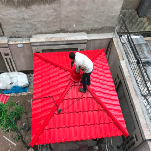 اجرای شیروانی آلاچیق