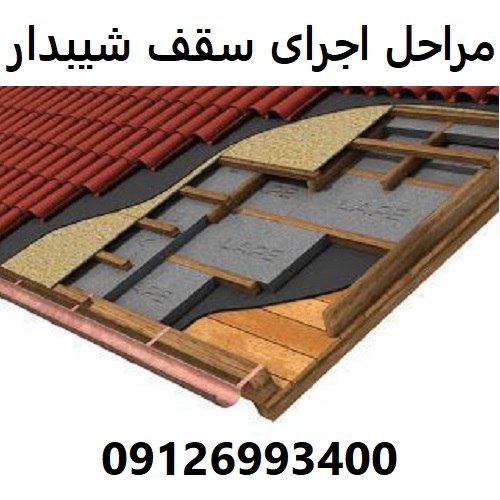 مراحل اجرای سقف شیبدار